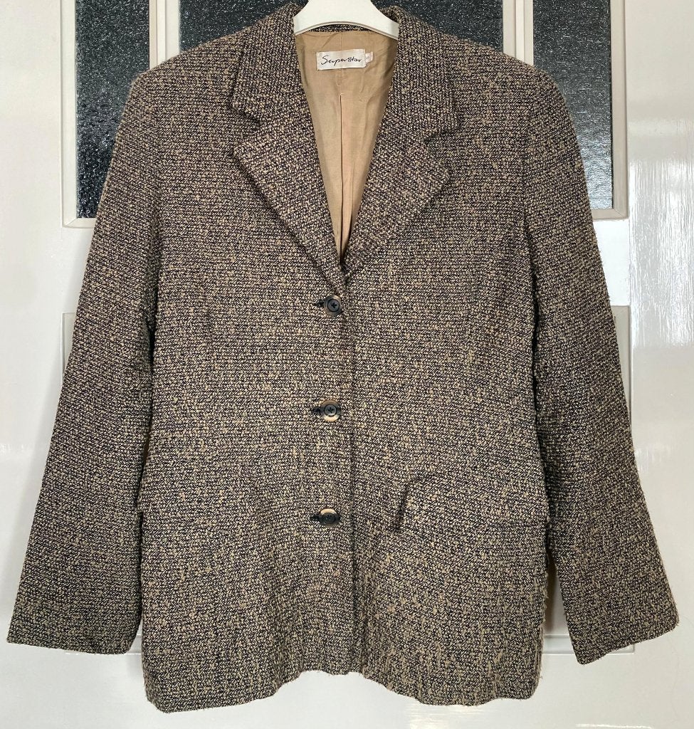 Blazer van Superstar, bruin, maat: S, Bruin, Ophalen of Verzenden, Jasje, Maat 36 (S)