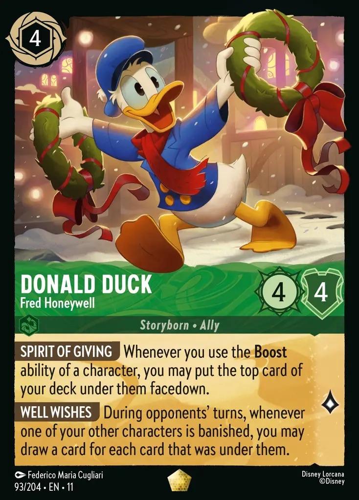 Disney Lorcana - Winterspell - 011-093 - Donald Duck - Fred, Ophalen of Verzenden, Nieuw, Losse kaart