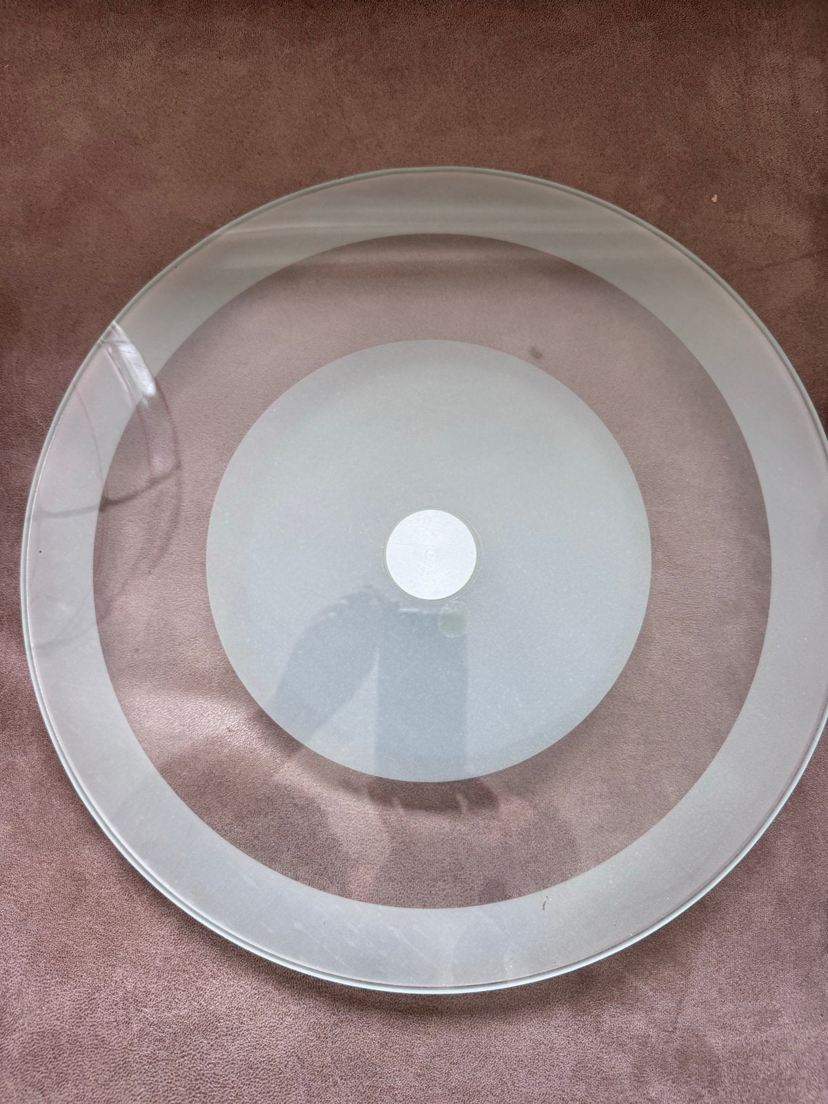Glazen taartschaal - draai op voet, Huis en Inrichting, Keuken | Servies, Ophalen, Glas of Glazen, Nieuw, Glas