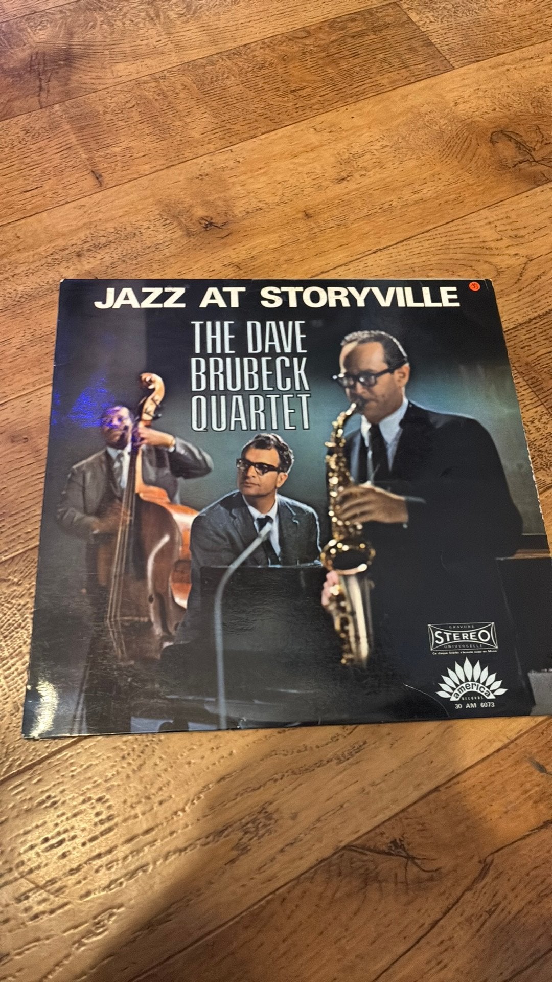 The Dave Brubeck Quartet ‎– Jazz At Storyville, LP, Gebruikt, Ophalen of Verzenden, Inclusief binnenhoes
