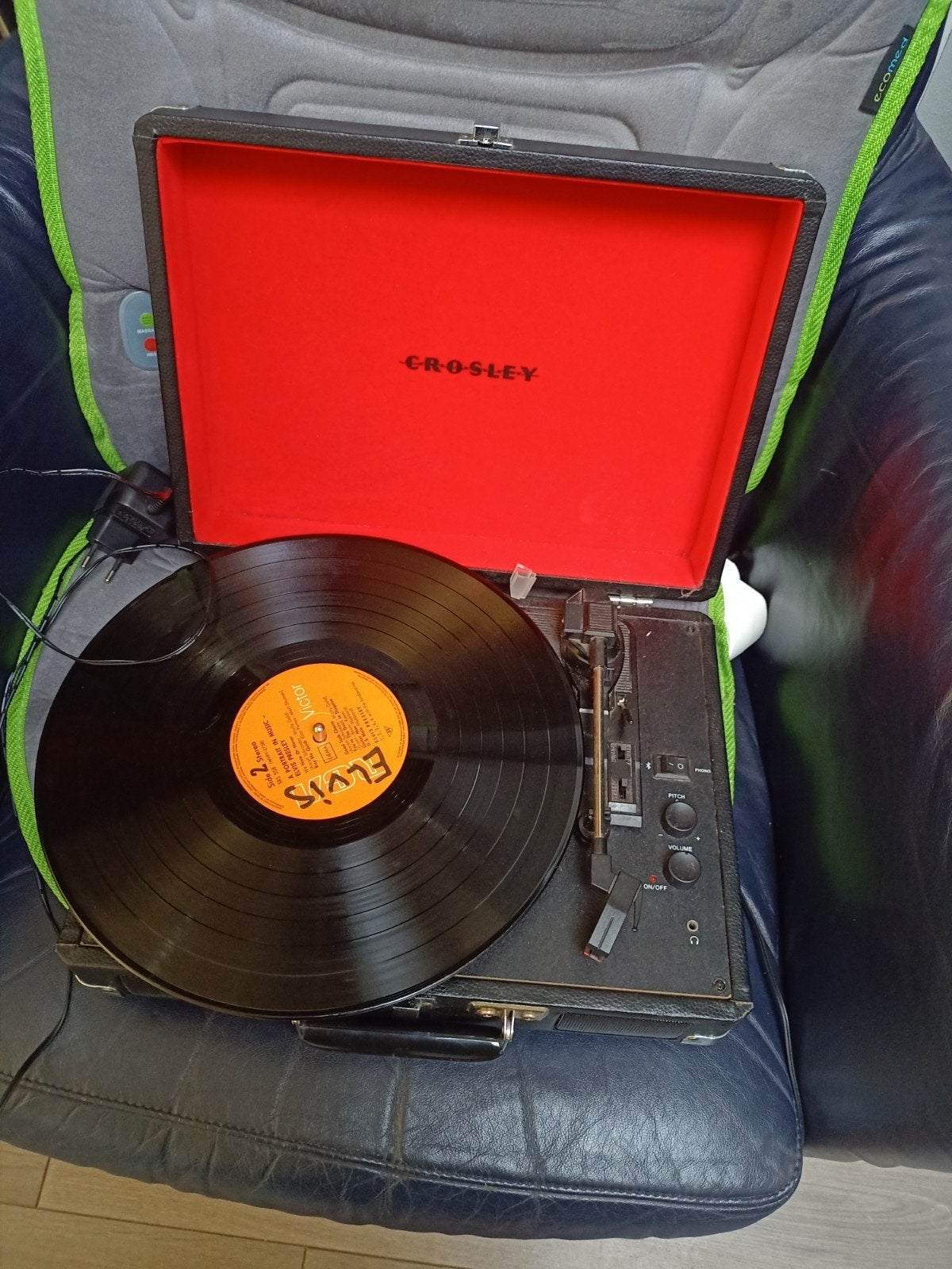 portable platenspeler met bluetooth en nieuw naald, Ophalen, Nieuw, Overige merken