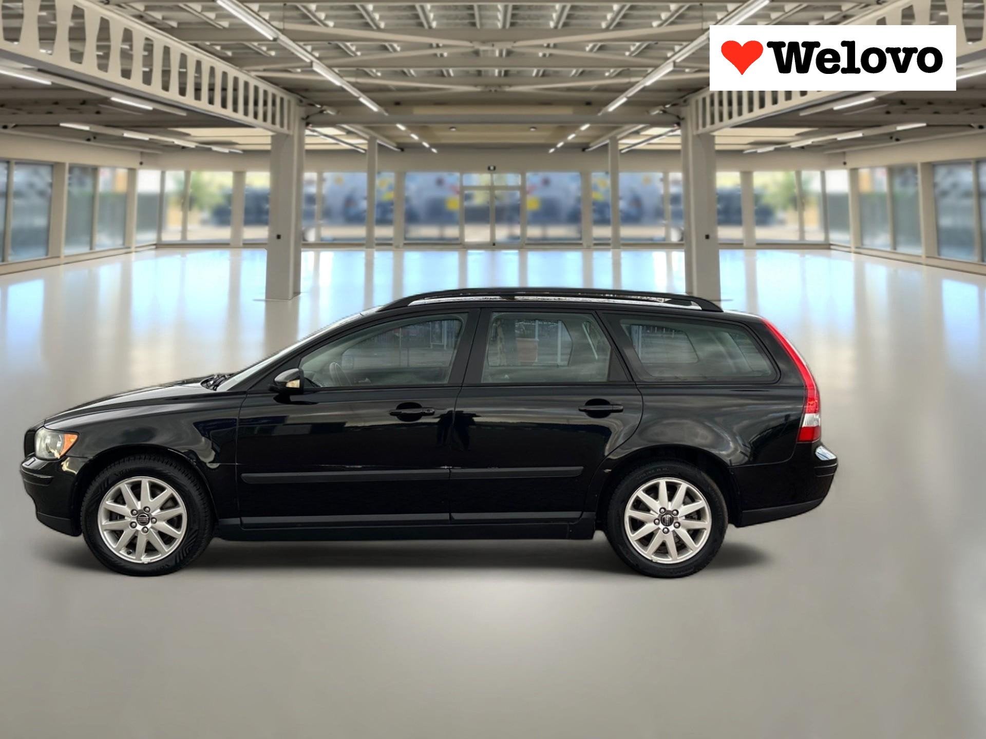 Volvo V50 2.4 Kinetic Automaat ! met garantie, Auto's, Volvo, Stof, Zwart, 700 kg, Zwart