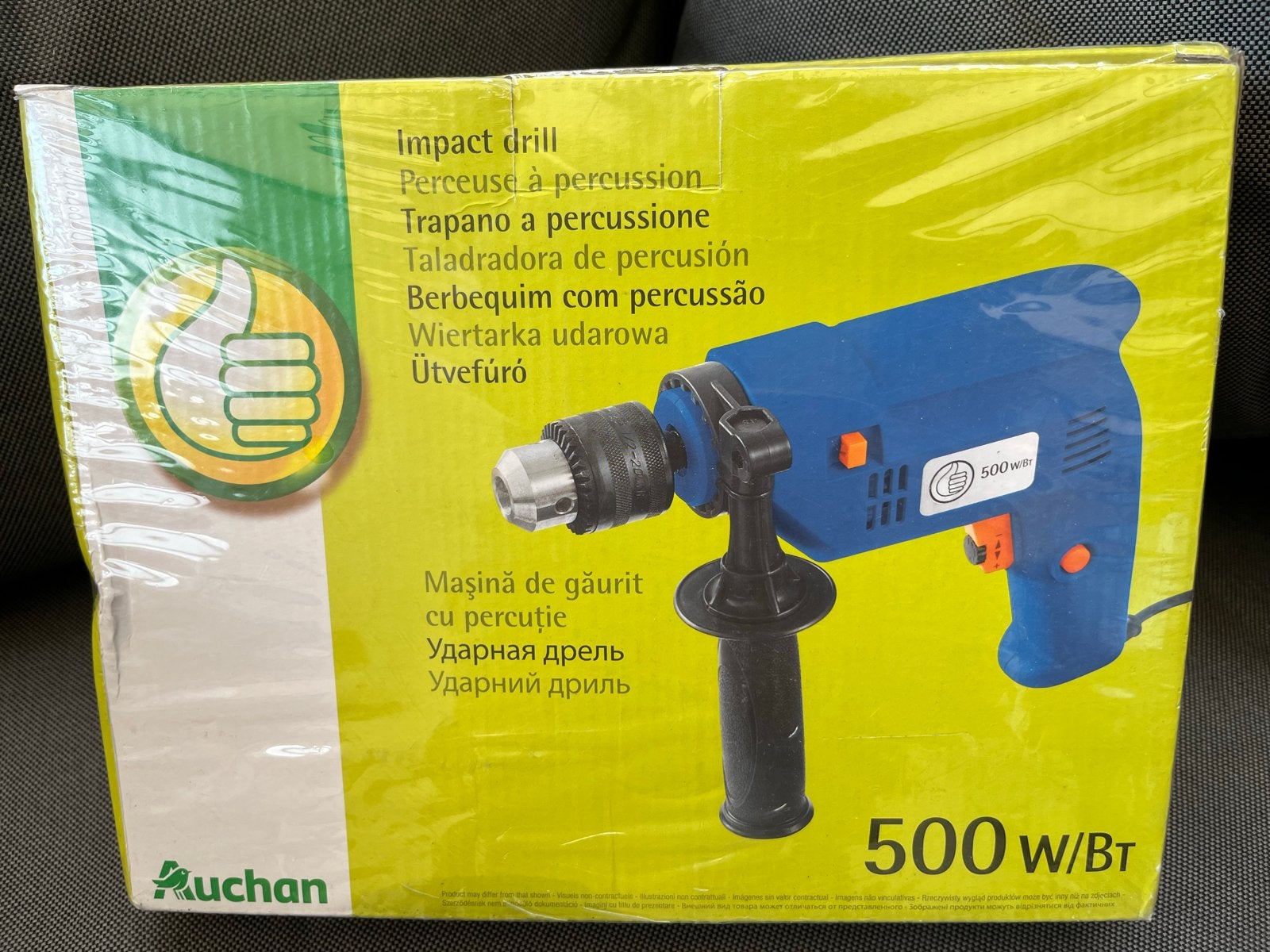Nieuwe Auchan Klopboormachine 500W, Boormachine, Nieuw, Ophalen of Verzenden, Klopboormechanisme