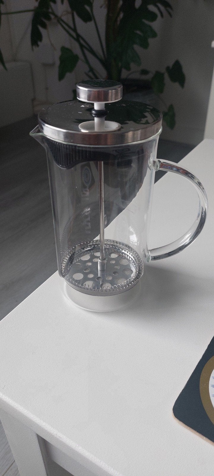 Cafetiere, Zilver, Ophalen of Verzenden, Overige merken, Glas