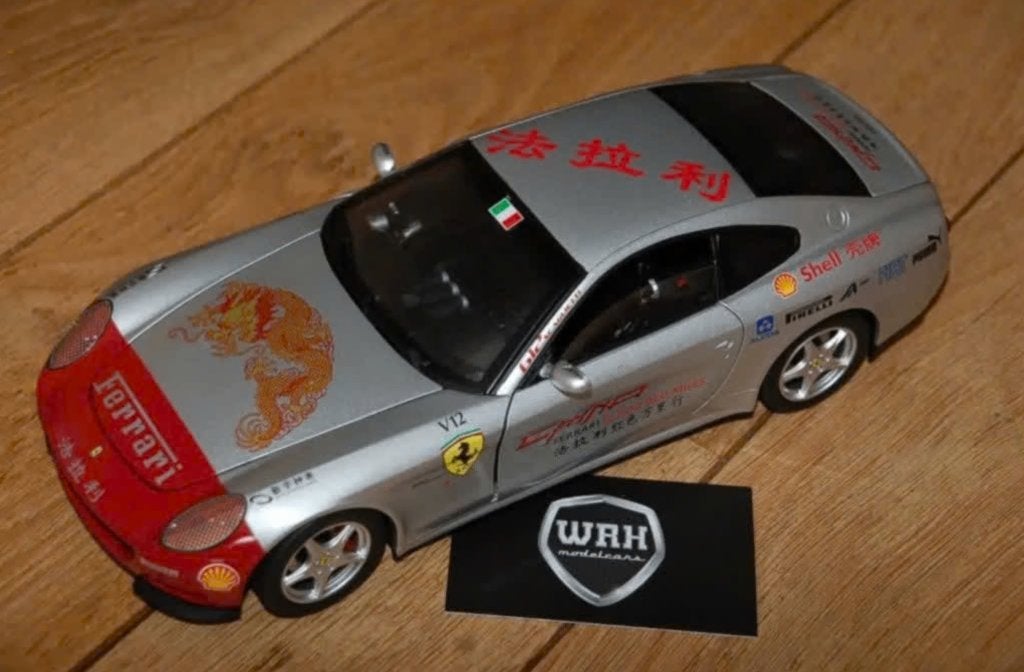 FERRARI 612 SCAGLIETTI China Tour Hotwheels elite 1:18 WRH, Hobby en Vrije tijd, Verzenden, Zo goed als nieuw, Auto, Hot Wheels