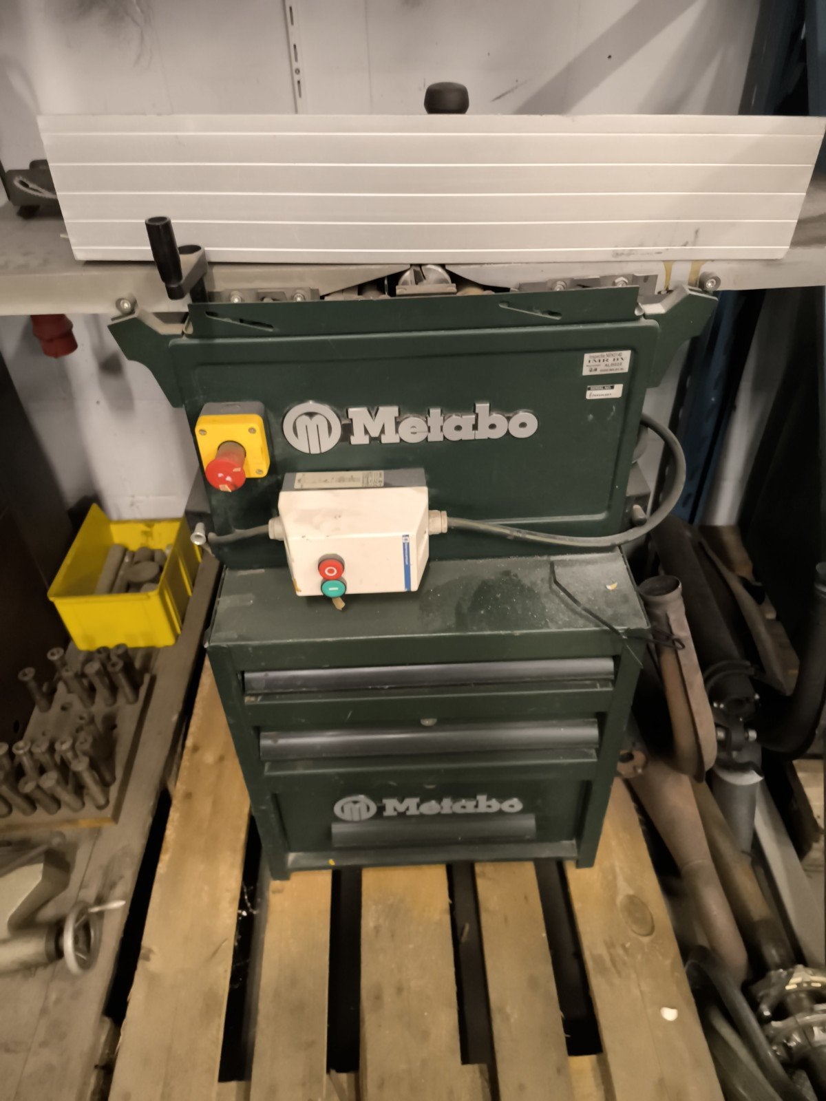 Metabo Vlakbank/Schaafmachine, Ophalen