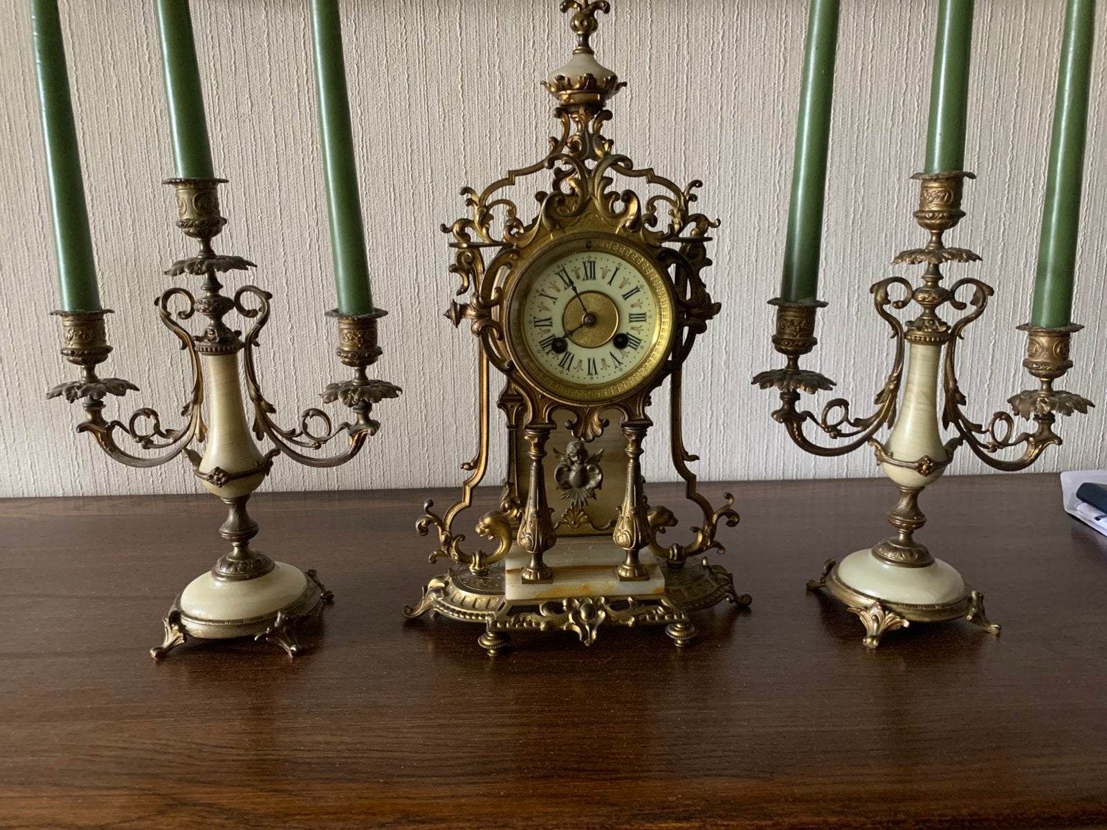 Rococo klok, Antiek en Kunst, Ophalen of Verzenden