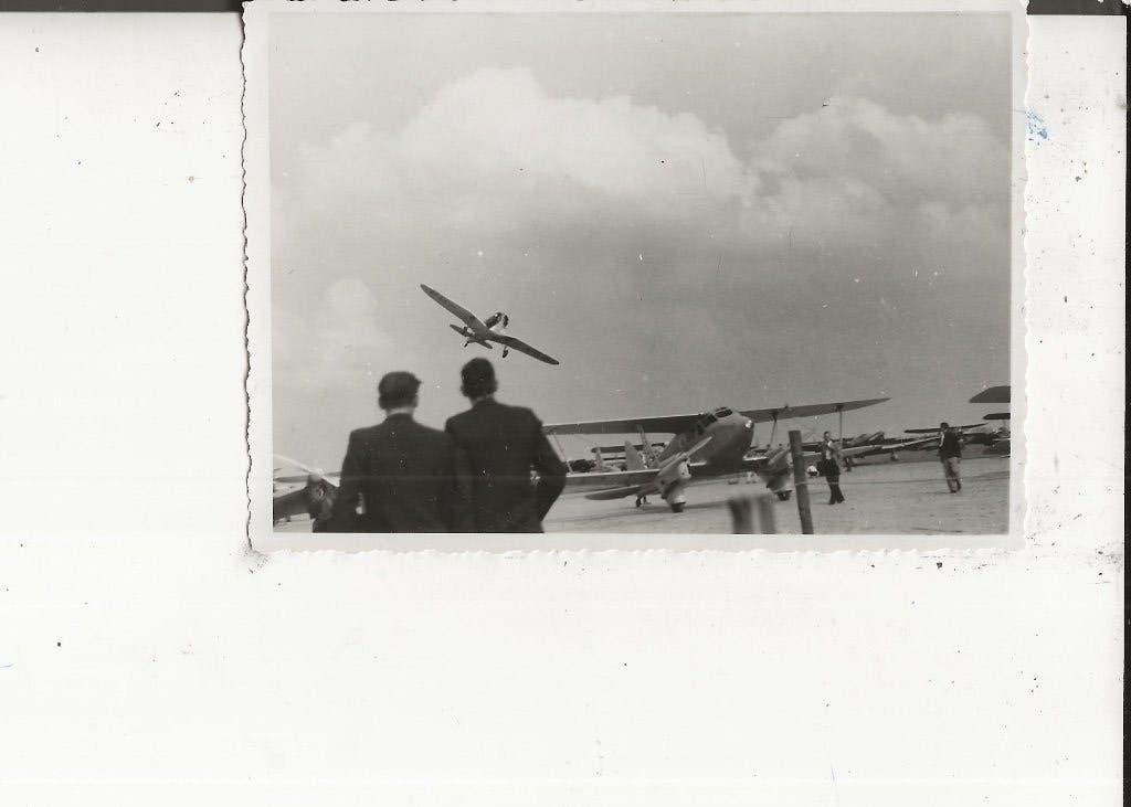 Schiphol Zweefvliegtuigen  Foto 12-9 cm, Ophalen of Verzenden, 1920 tot 1940, Ongelopen, Noord-Holland