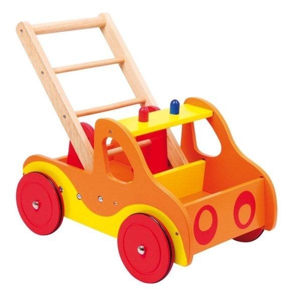 Loopwagen Brandweerauto(goedkoopste), Kinderen en Baby's, Speelgoed | Houten speelgoed, Ophalen of Verzenden, Nieuw, Duw- of Trekspeelgoed