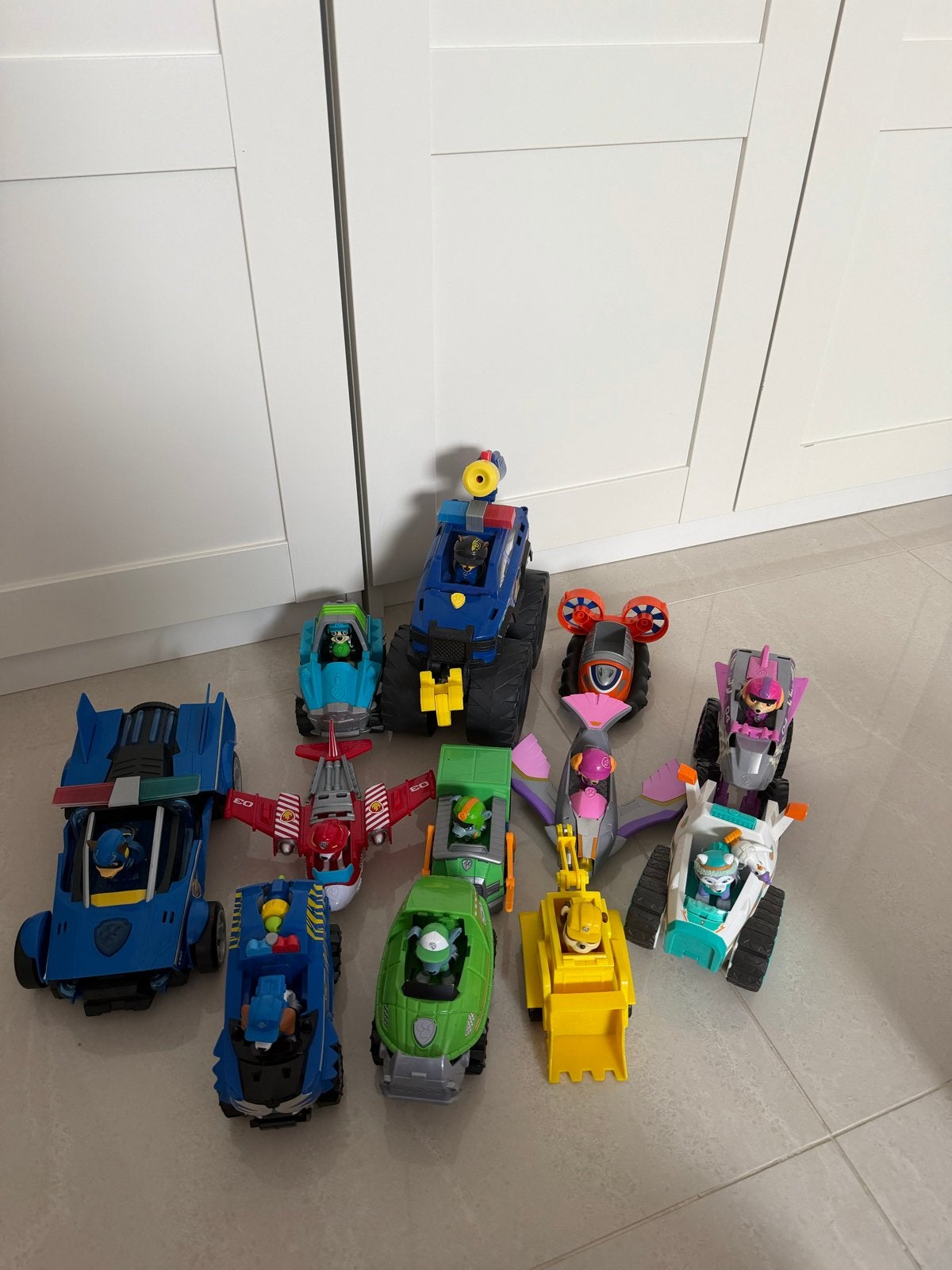 Grote Paw Patrol Voertuigen Collectie, Ophalen of Verzenden, Gebruikt, Jongen of Meisje