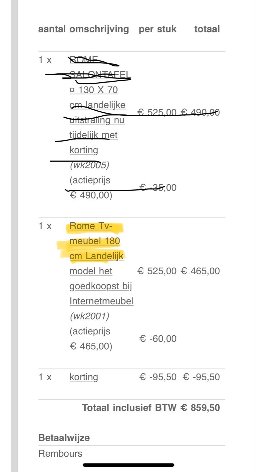 Rome TV-meubel 180 cm Landelijk - Zo goed als nieuw, Huis en Inrichting, 150 tot 200 cm, Ophalen of Verzenden, Zo goed als nieuw