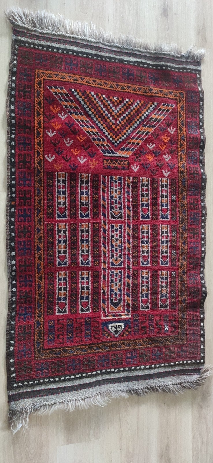 Perzisch tapijt in goede staat - 135 x 90 cm, Ophalen, 100 tot 150 cm, 50 tot 100 cm, Zo goed als nieuw