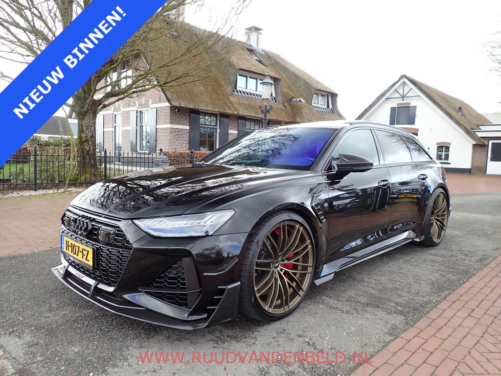 Audi RS6 RS6-R ABT QUATTRO 825PK AKRAPOVIC + EVENTURI PANODA, Auto's, Audi, Automaat, Gebruikt, Adaptive Cruise Control, Vierwielaandrijving