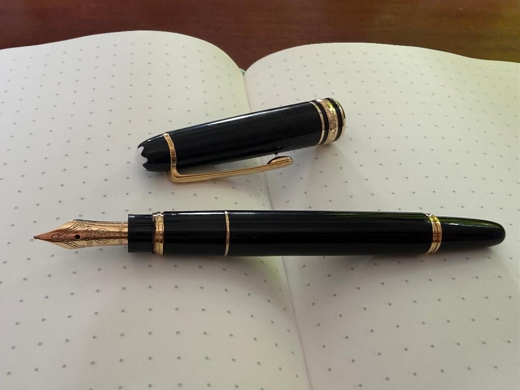 Montblanc Meisterstück 114 Mozart vulpen 14k, Verzamelen, Pennenverzamelingen, Ophalen of Verzenden, Zo goed als nieuw, Vulpen