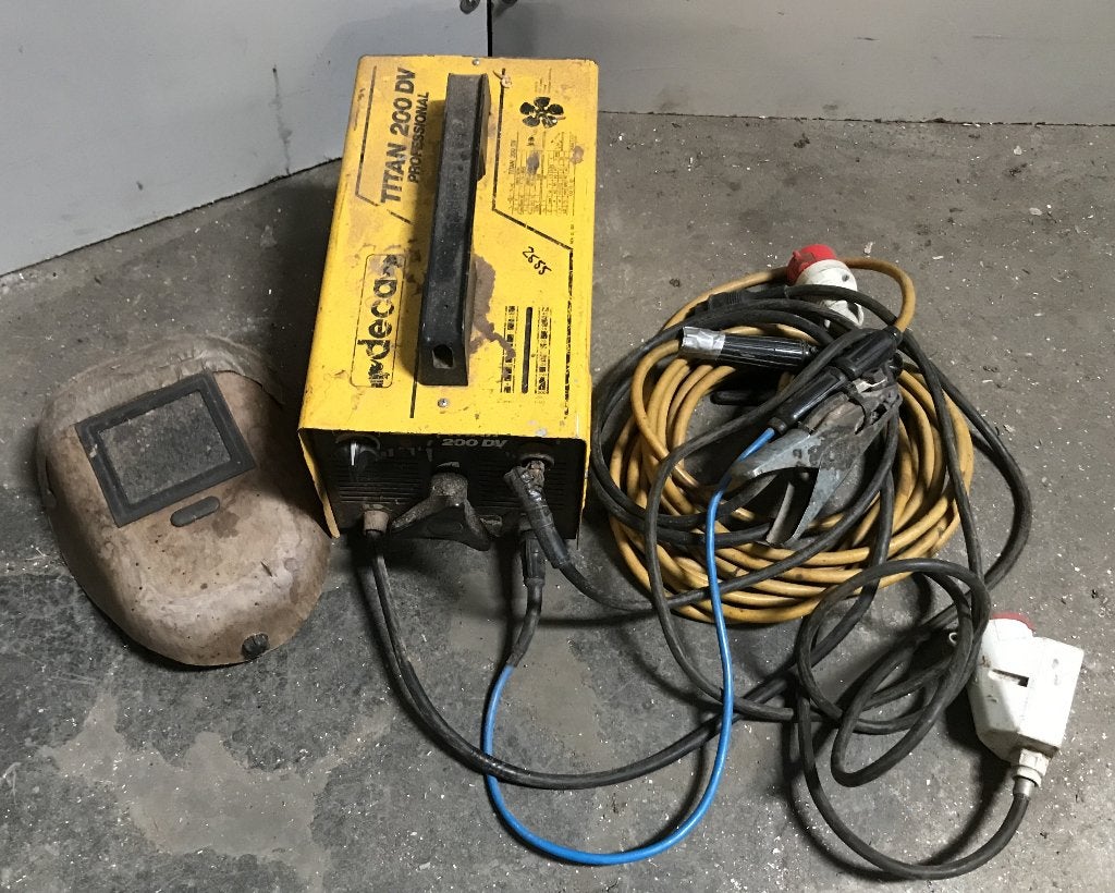Booglasapparaat Deca, Titan 200 DV, max 200 Amp, Doe-het-zelf en Verbouw, Ophalen, Gebruikt, 150 tot 250 ampère, Elektroden
