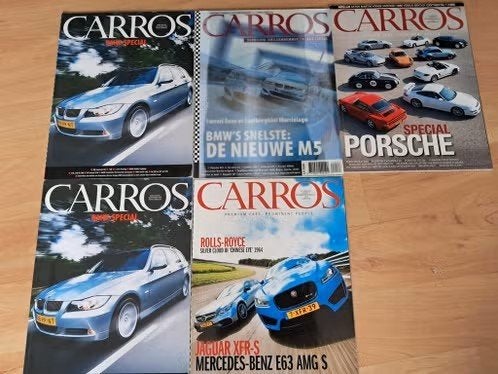 5 Carros autotijdschriften, Ophalen of Verzenden, Gelezen, Algemeen, Diverse auteurs