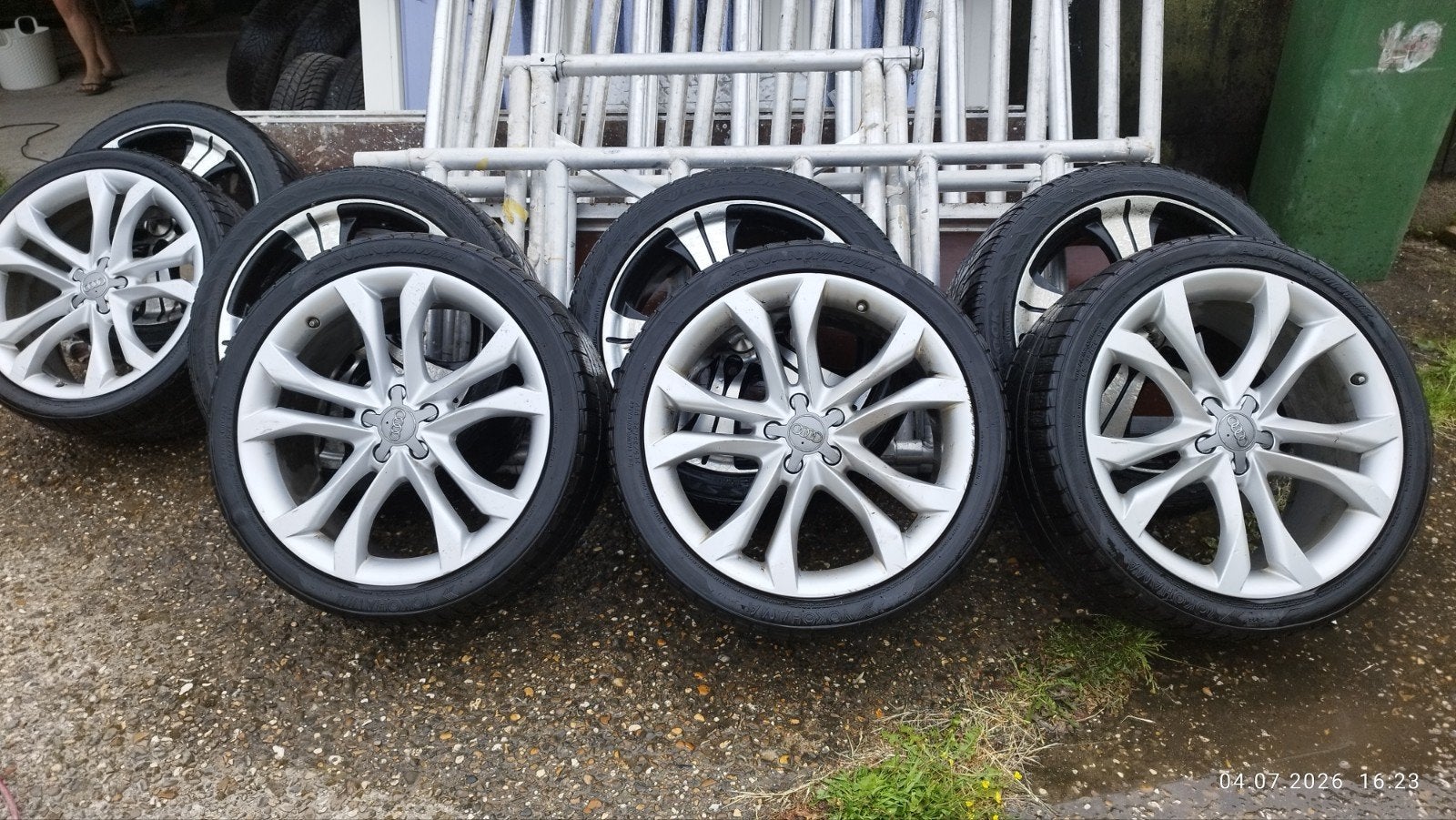 Sets autovelgen voor Audi, Dodge Ram en Volkswagen, Ophalen of Verzenden, 20 inch, Winterbanden