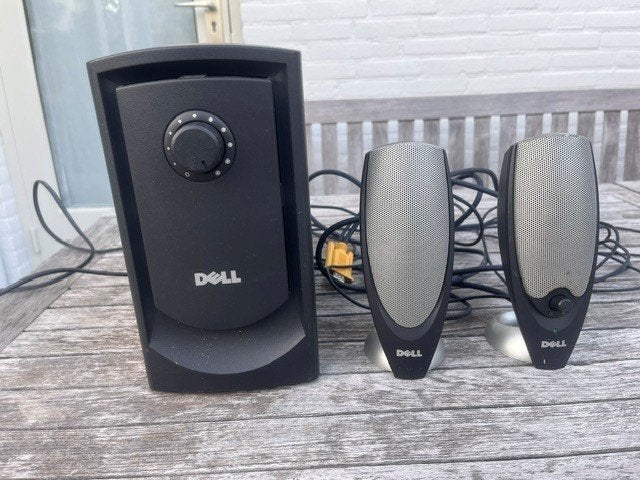 DELL LUIDSPREKER SET VOOR COMPUTER, Gebruikt, Inclusief kabels, Speakerset, Minder dan 60 watt