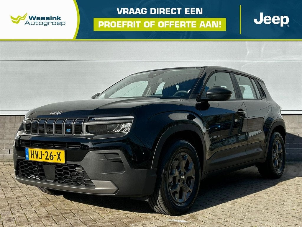 Jeep Avenger Longitude 54 kWh 156pk | Apple Carplay/Android, Auto's, Jeep, Automaat, Gebruikt, 156 pk, SUV of Terreinwagen