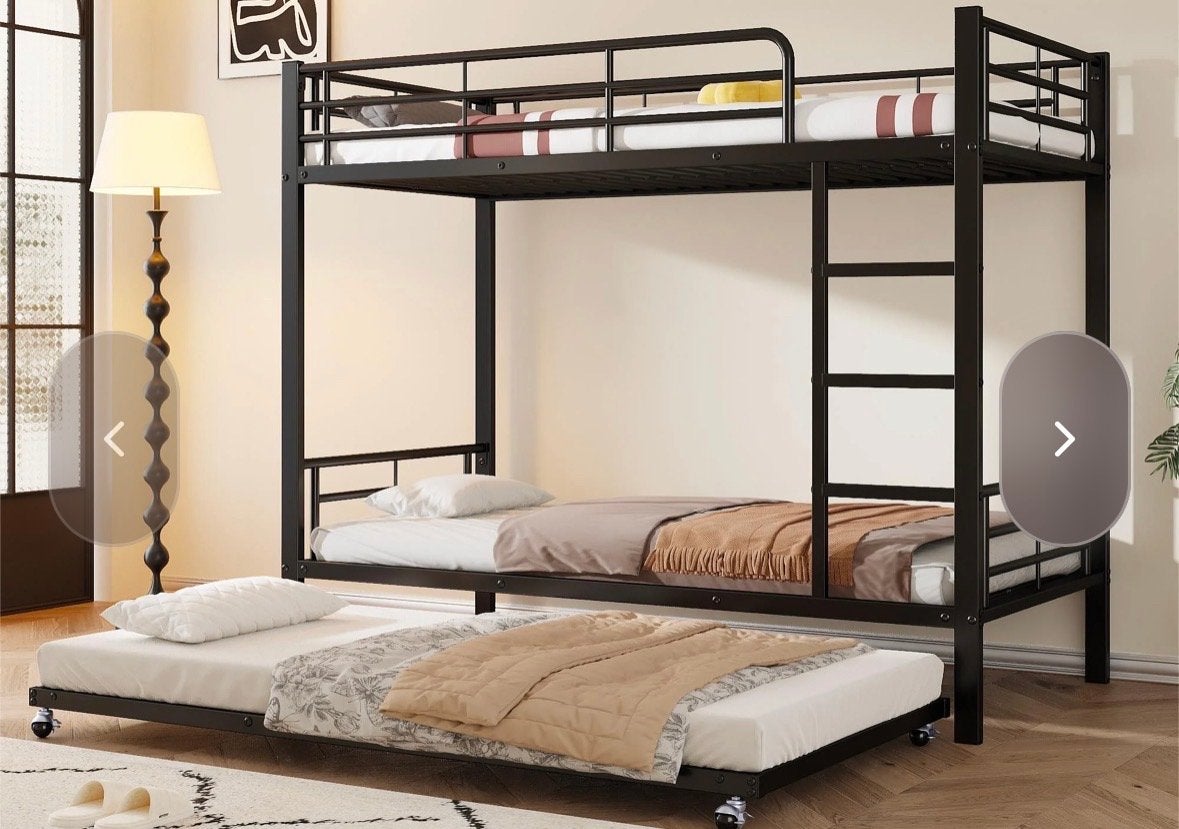 Stapelbed voor 3 personen - 90x200 - Zo goed als nieuw, Ophalen, 90 cm, 160 tot 180 cm, Tweepersoons