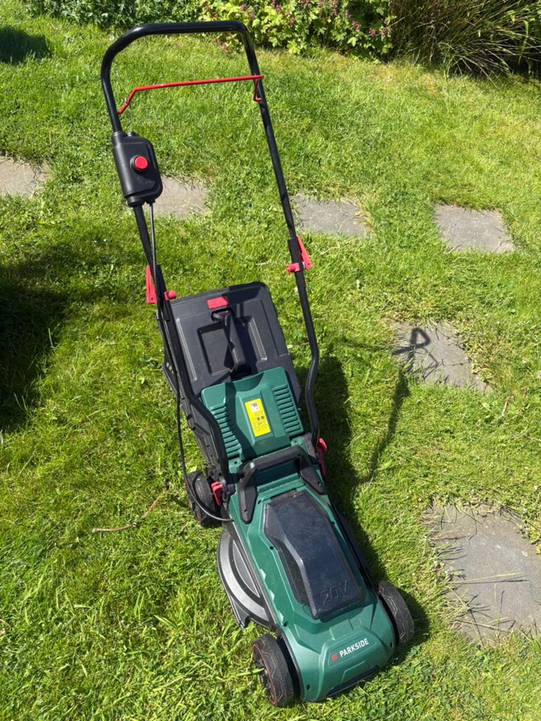 Parkside accu grasmaaier, Tuin en Terras, Ophalen, Zo goed als nieuw