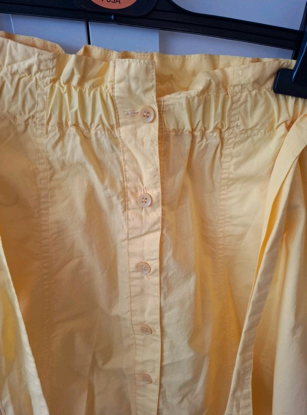 Silvercreek gele midi rok met strikceintuur – maat S, Silver Creek, Geel, Ophalen of Verzenden, Zo goed als nieuw
