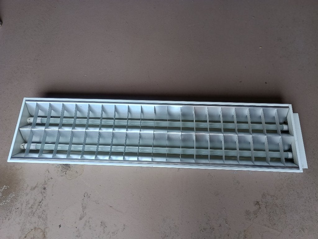 led TL armatuur, Huis en Inrichting, Lampen | Plafondlampen, Ophalen, Gebruikt, Metaal