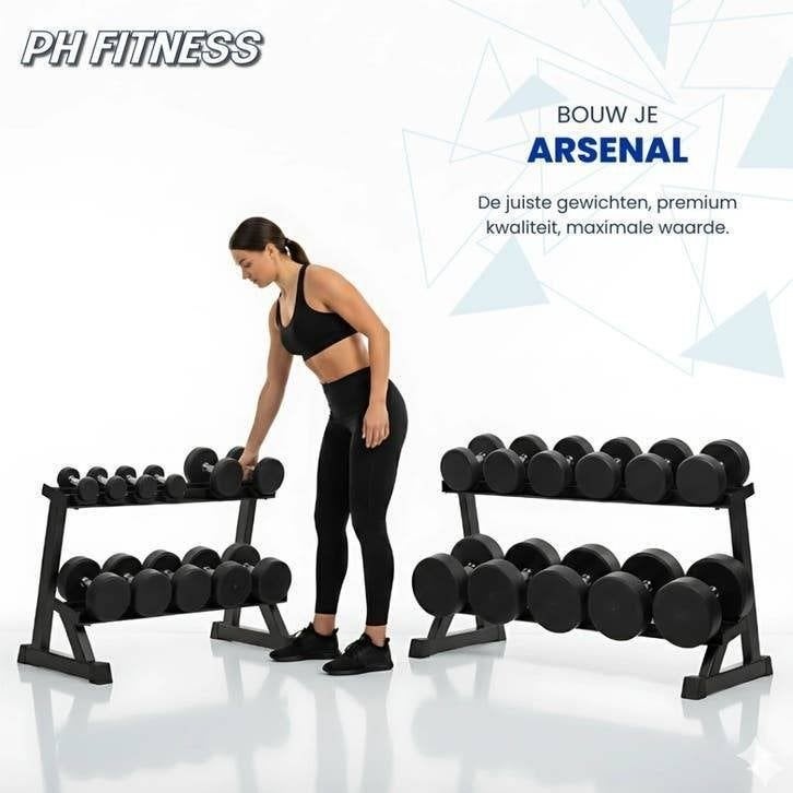 PH Fitness PU Dumbbells - Voordeelset 2-20KG, Dumbbell, Support@phfitness.nl, PH Fitness, Ophalen of Verzenden