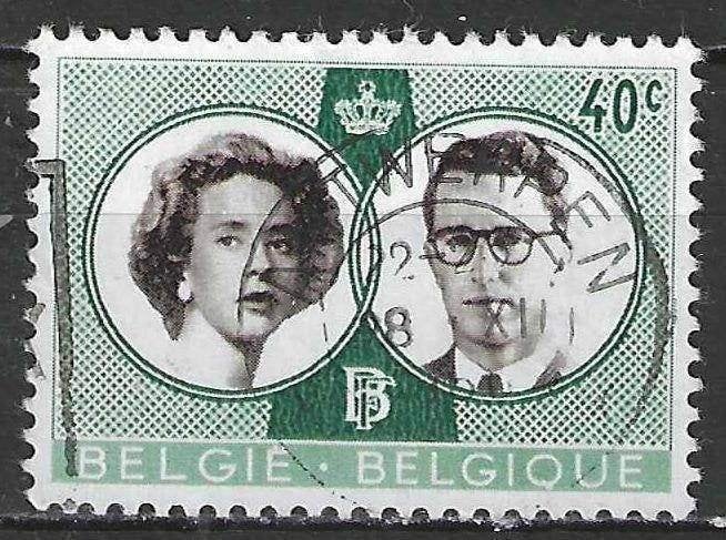 Belgie 1960 - Yvert/OBP 1169 - Boudewijn en Fabiola (ST), Postzegels en Munten, Verzenden, Gestempeld, Koninklijk huis