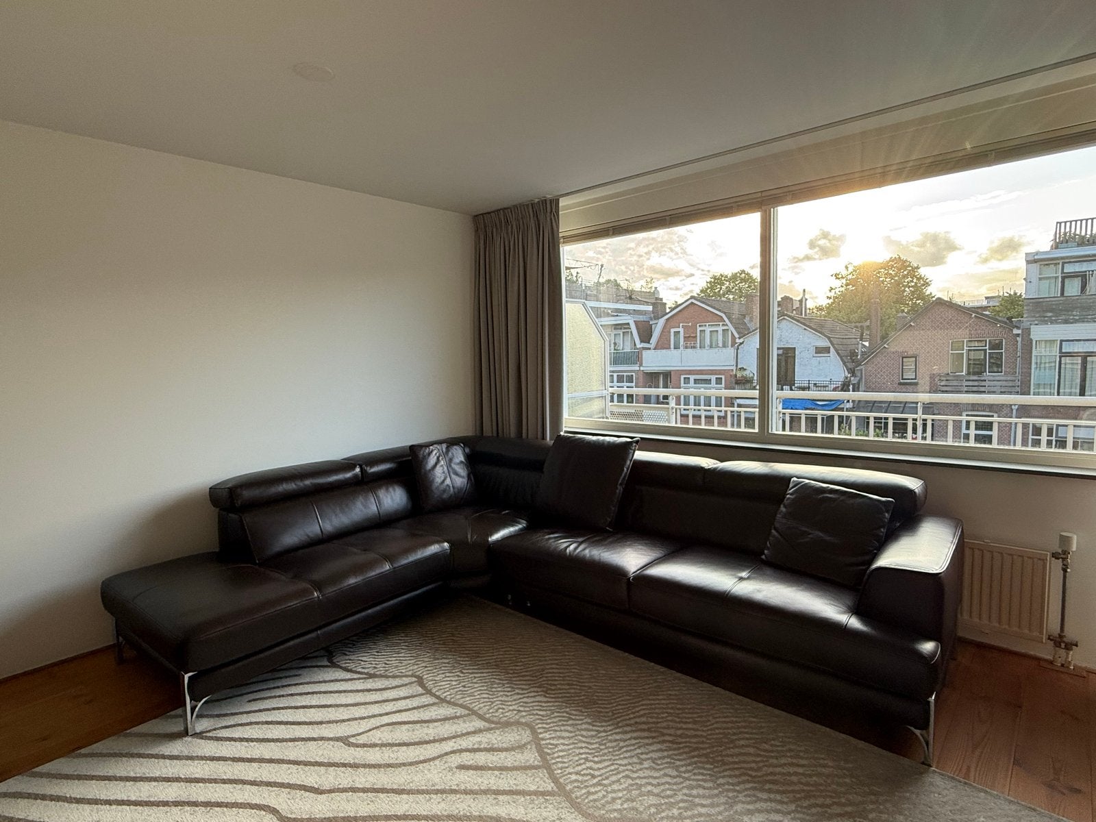 Leren hoekbank 'Stage' van DFS Iconica Italia, Huis en Inrichting, Ophalen, 100 tot 125 cm, 300 cm of meer, Leer