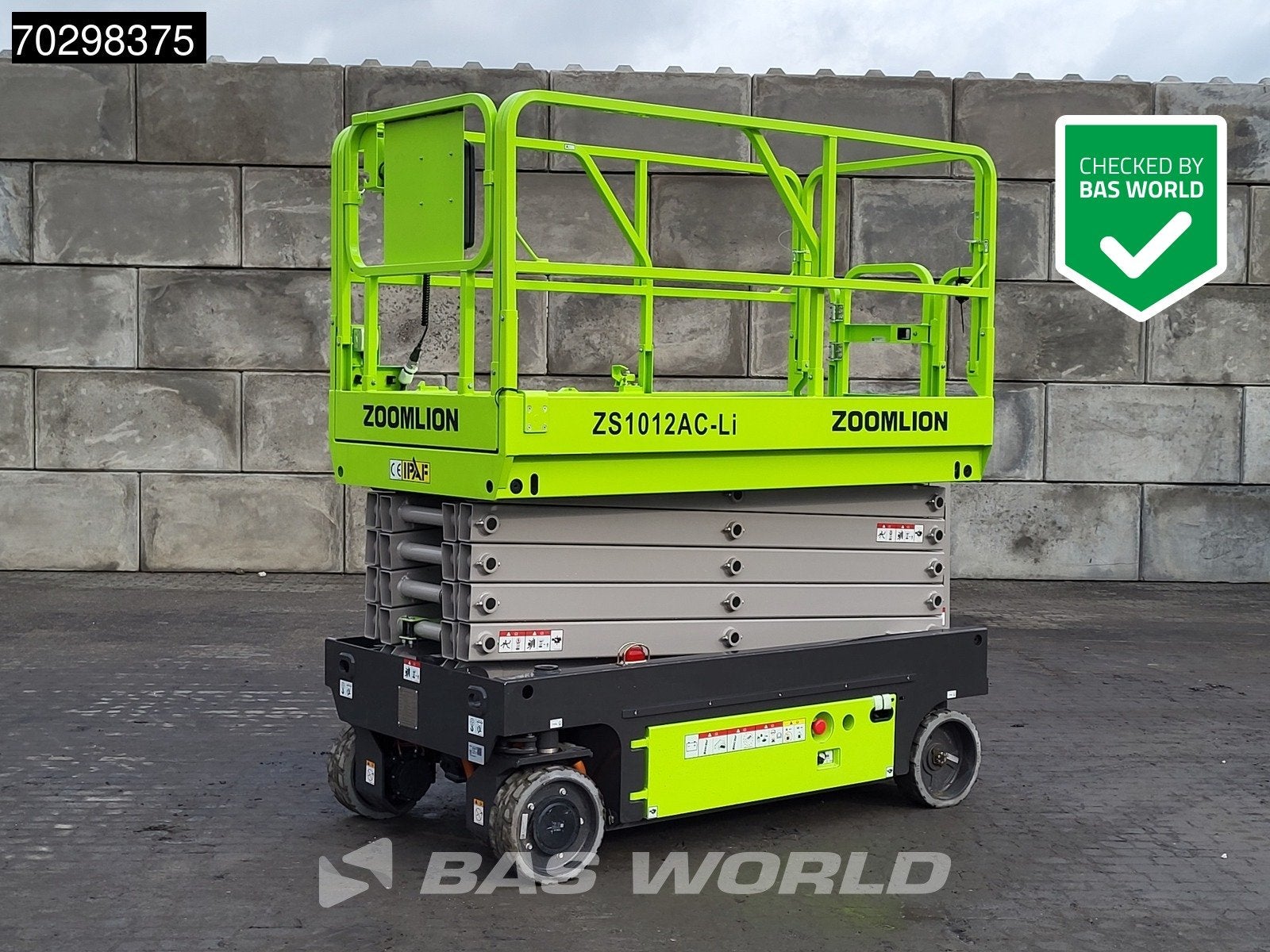 Zoomlion ZS1012AC-Li 10 M – Factory Warranty – CE-Certif