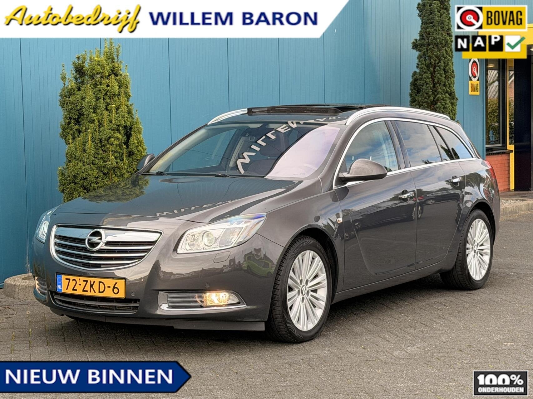 Opel Insignia Sports Tourer 1.4 T EcoFLEX Cosmo PANO | TREKH, Euro 5, Gebruikt, 4 cilinders, Leder en Stof