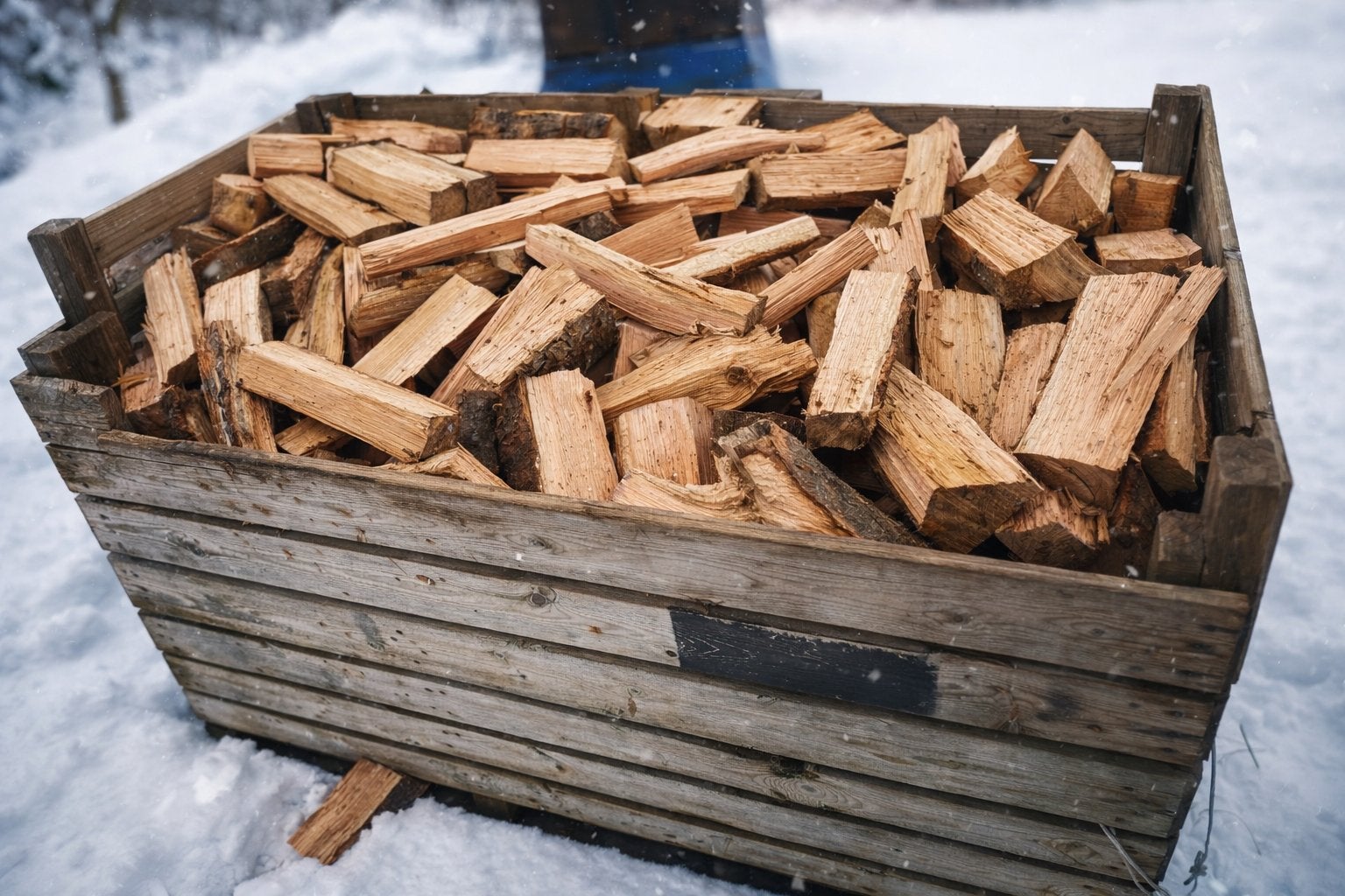 Eiken brandhout, 3 tot 6 m³, Ophalen, Eikenhout, Blokken