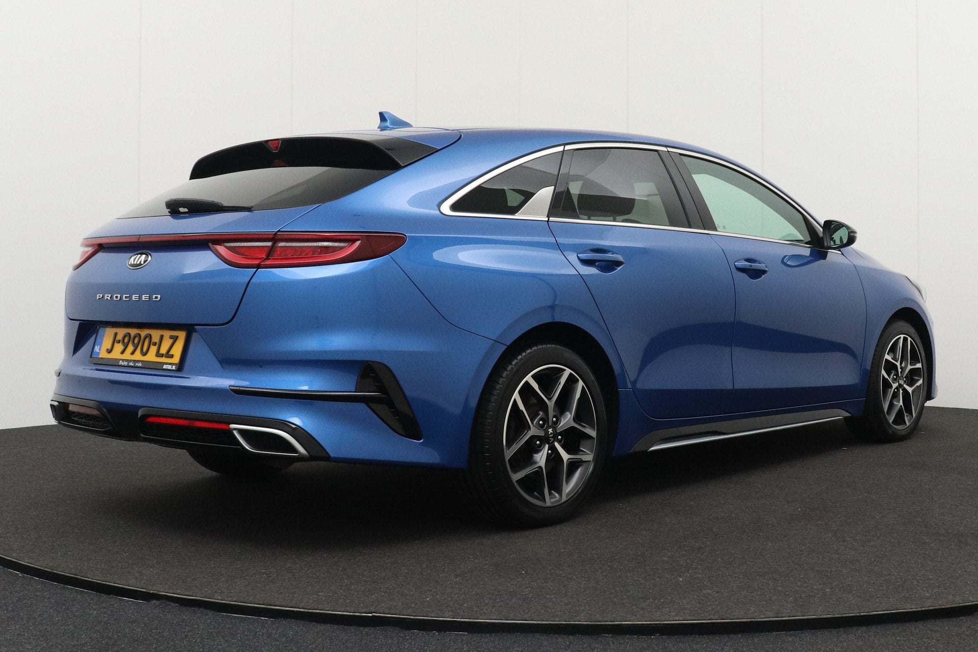 Kia ProCeed 1.4 141 PK Aut. GT-Line Camera Memory Adapt.Crui, Auto's, Dealer onderhouden, 4 cilinders, Blauw, Origineel Nederlands