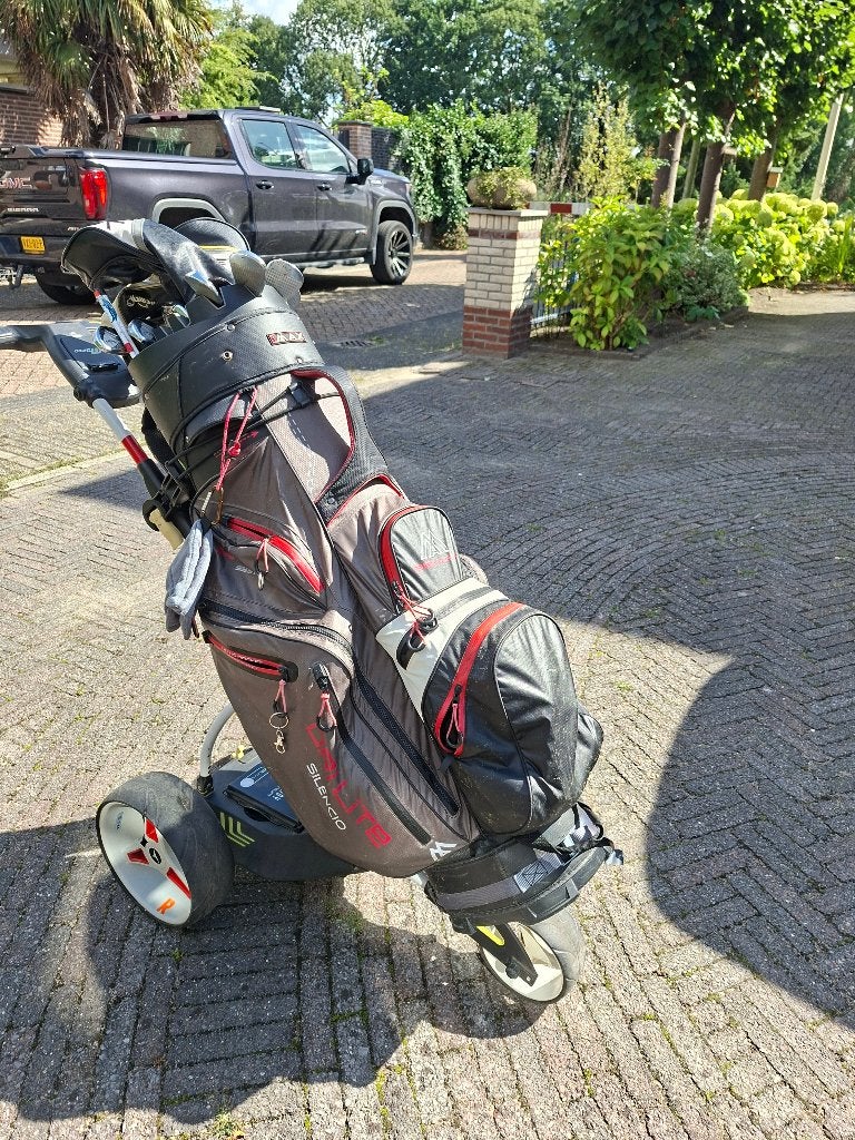 Motocaddy M3 elektrische trolley, Ophalen of Verzenden, Gebruikt, Golfkar, Overige merken