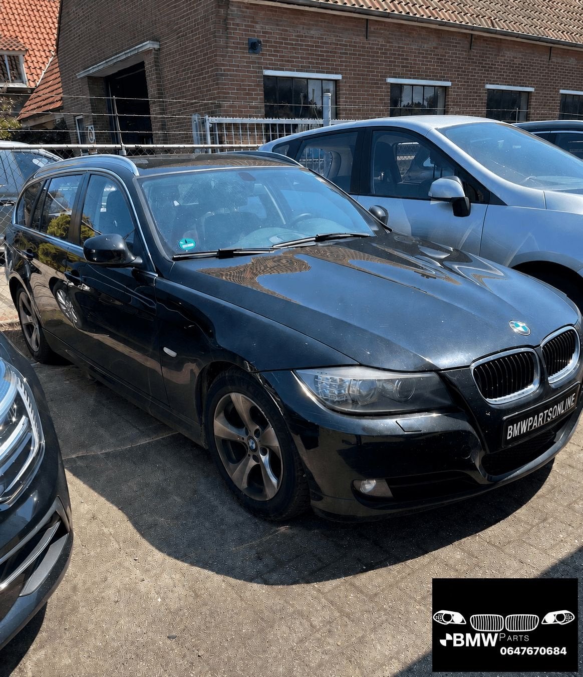 Alle onderdelen Bmw 320d E91 LCI E91 navi voorkop schwarz, Gebruikt, -, Ophalen of Verzenden, -