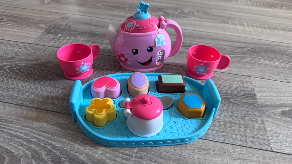 Fisher-Price Theeservies, Kinderen en Baby's, Speelgoed | Fisher-Price, Ophalen, Zo goed als nieuw, Speelset, Met licht