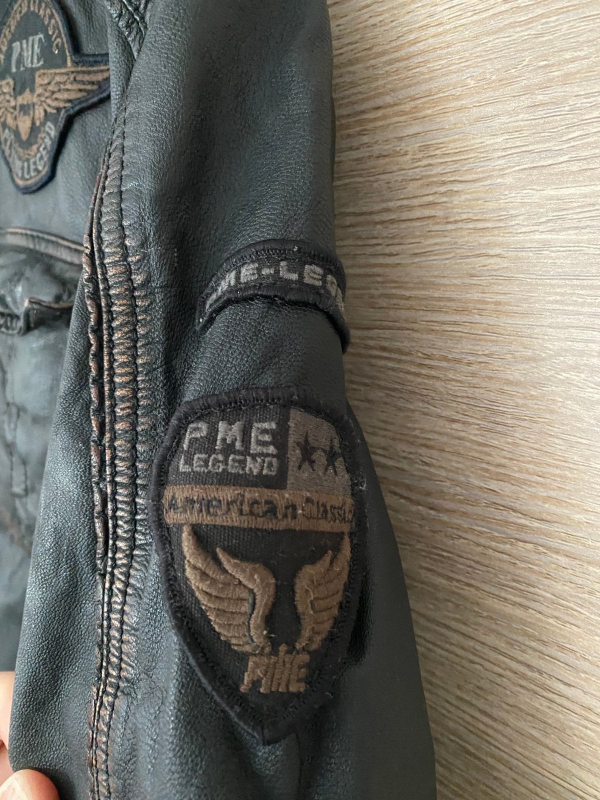 PME legend leren jas / piloten jack maat M, Ophalen of Verzenden, Gedragen, Maat 48/50 (M), Zwart
