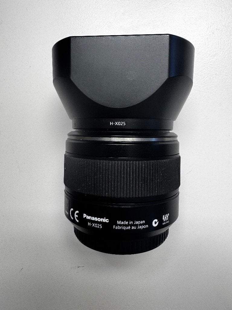 Panasonic Leica DG Summilux 25mm F1.4 ASPH, Ophalen of Verzenden, Zo goed als nieuw, Standaardlens