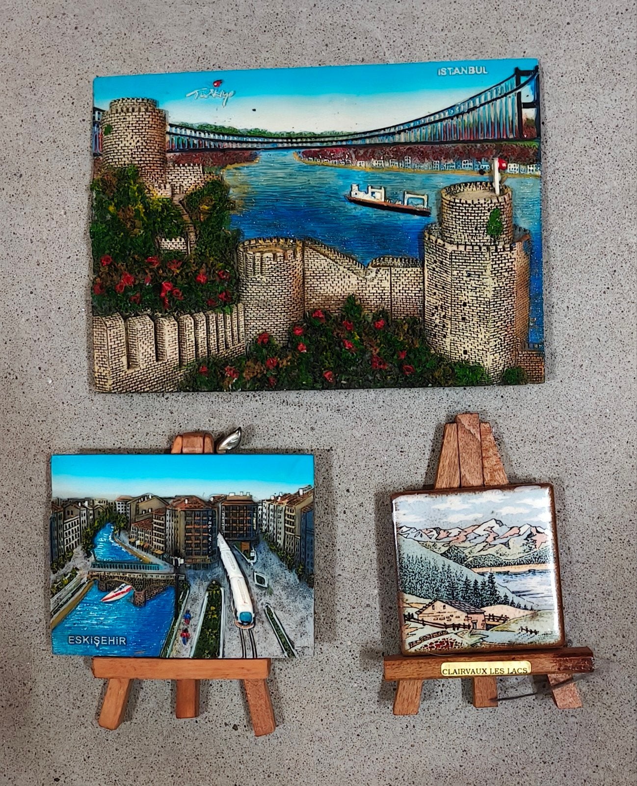 3D : Istanbul, Eskişehir & Clairvaux Les Lacs, Huis en Inrichting, Ophalen, Minder dan 50 cm, Gebruikt, Overige typen