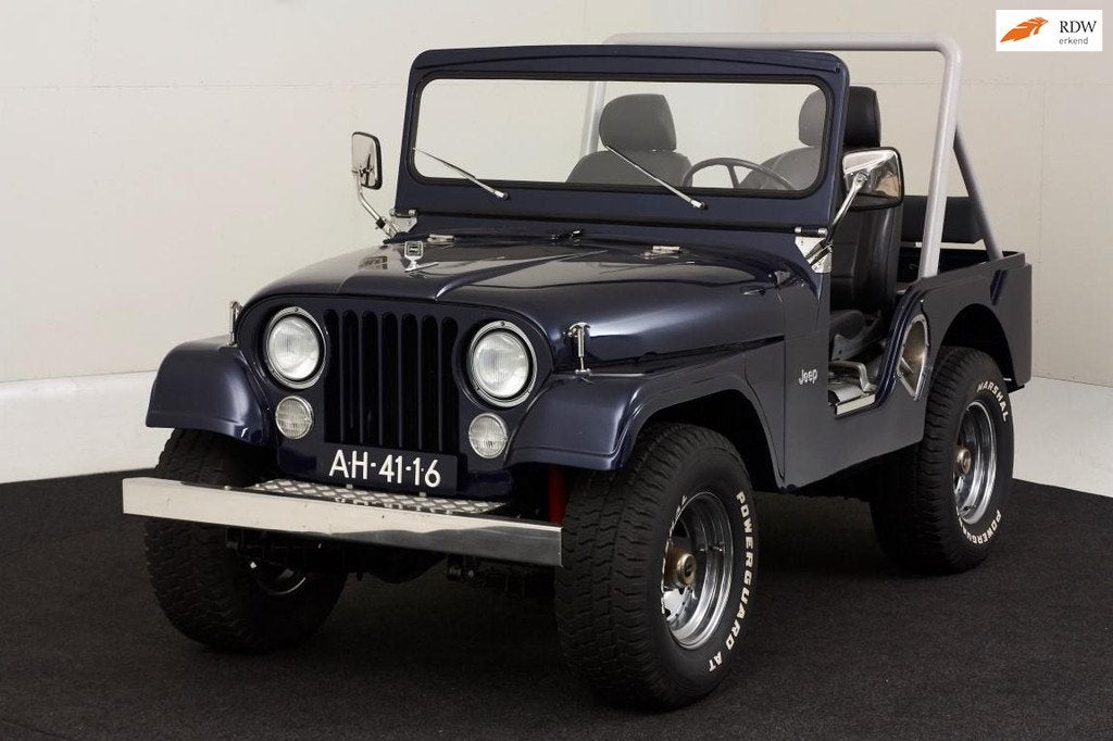 Jeep Nekaf Nieuwstaat/Belasting vrij, Gebruikt, Blauw, Leder, Bedrijf