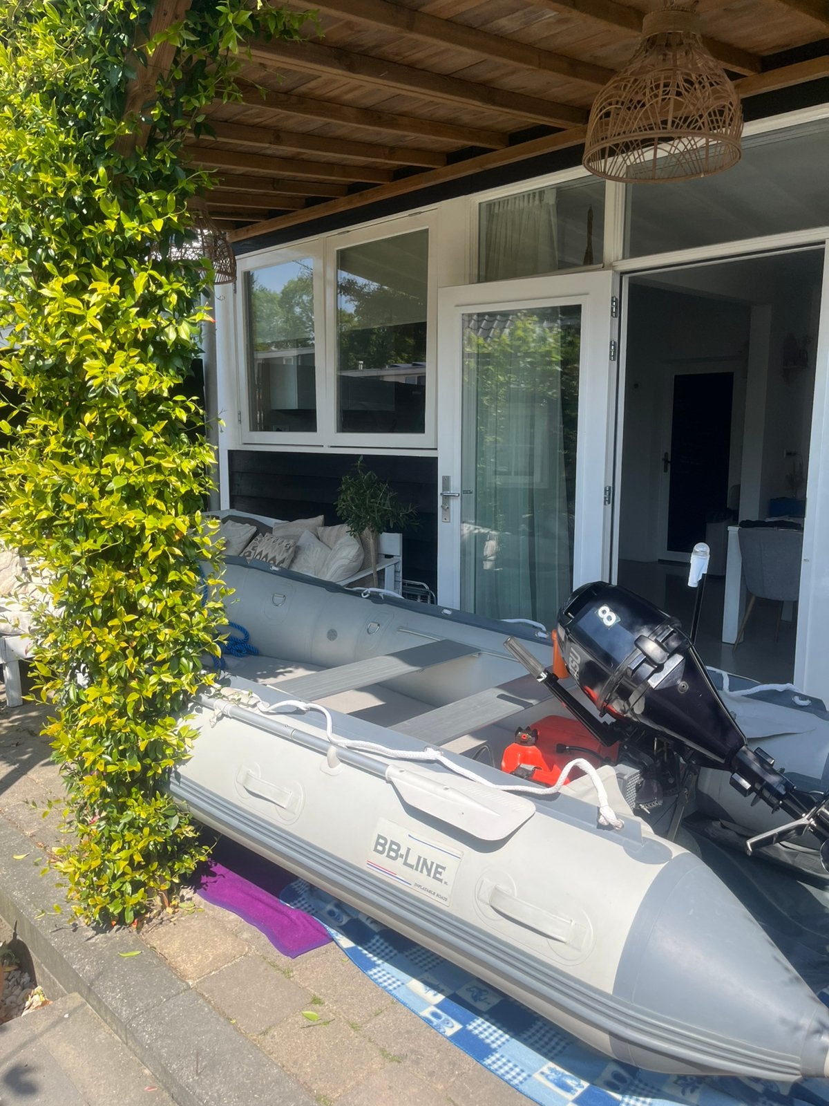 rubberboot over compleet, Ophalen of Verzenden, Peddels
