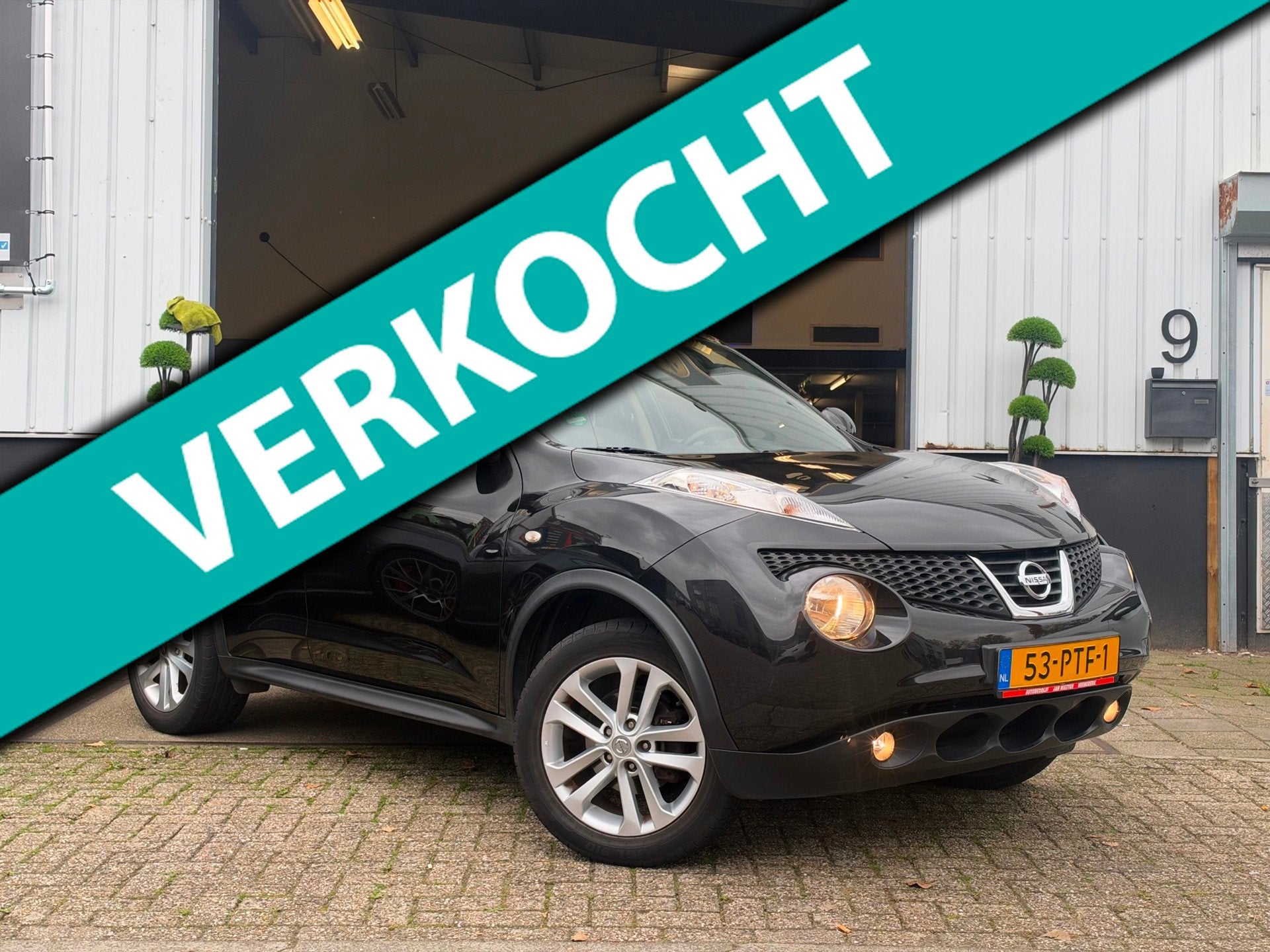 Nissan Juke | 1.6 | Acenta Eco | NAP | NL | 5DRS | APK | CAR, Auto's, Voorwielaandrijving, Zwart, 4 cilinders, Verwarmde buitenspiegels