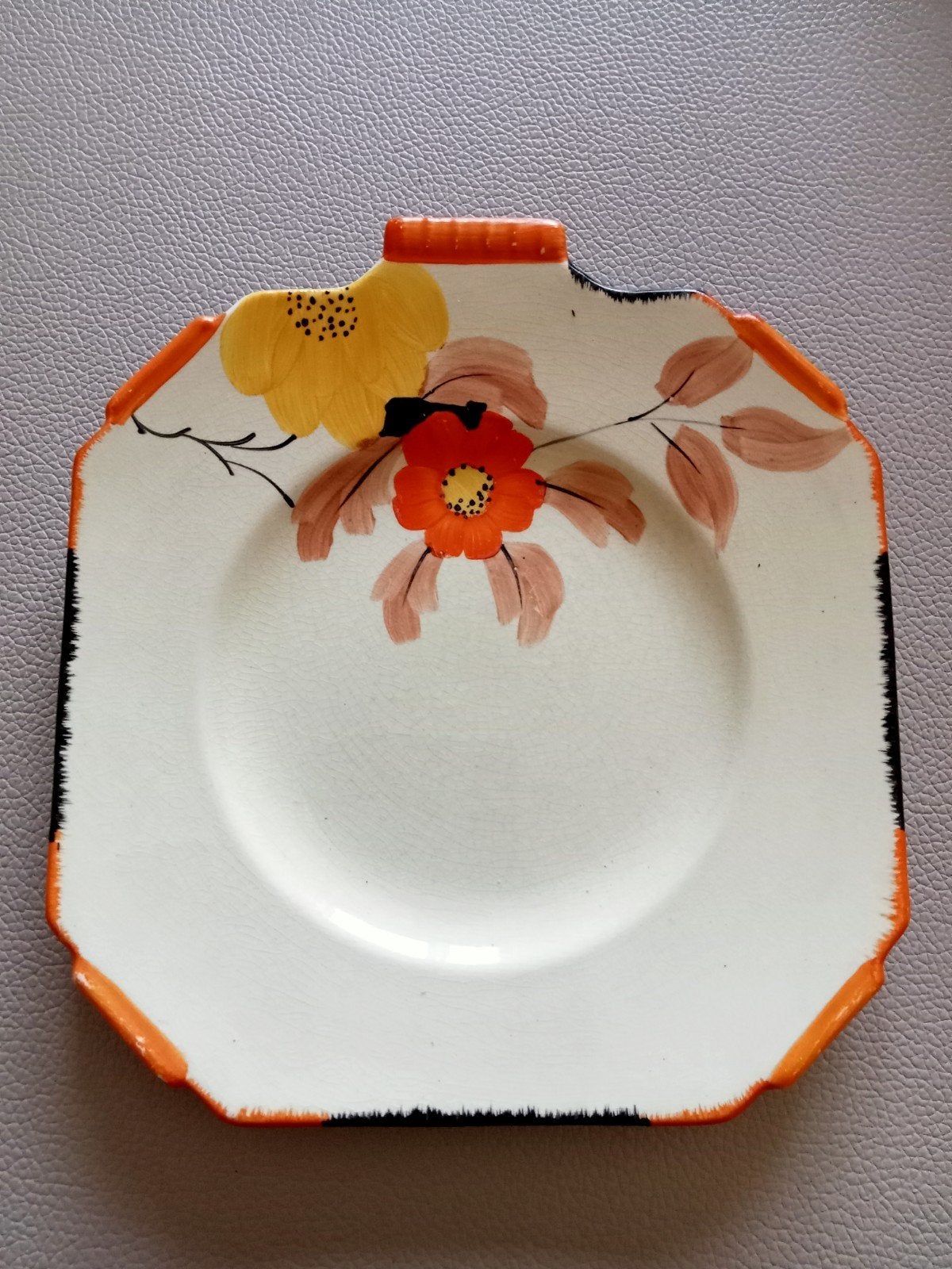 Art Deco Gebaksbordje Solian Ware/Coronetware ca. 1930, Antiek en Kunst, Antiek | Servies compleet, Ophalen