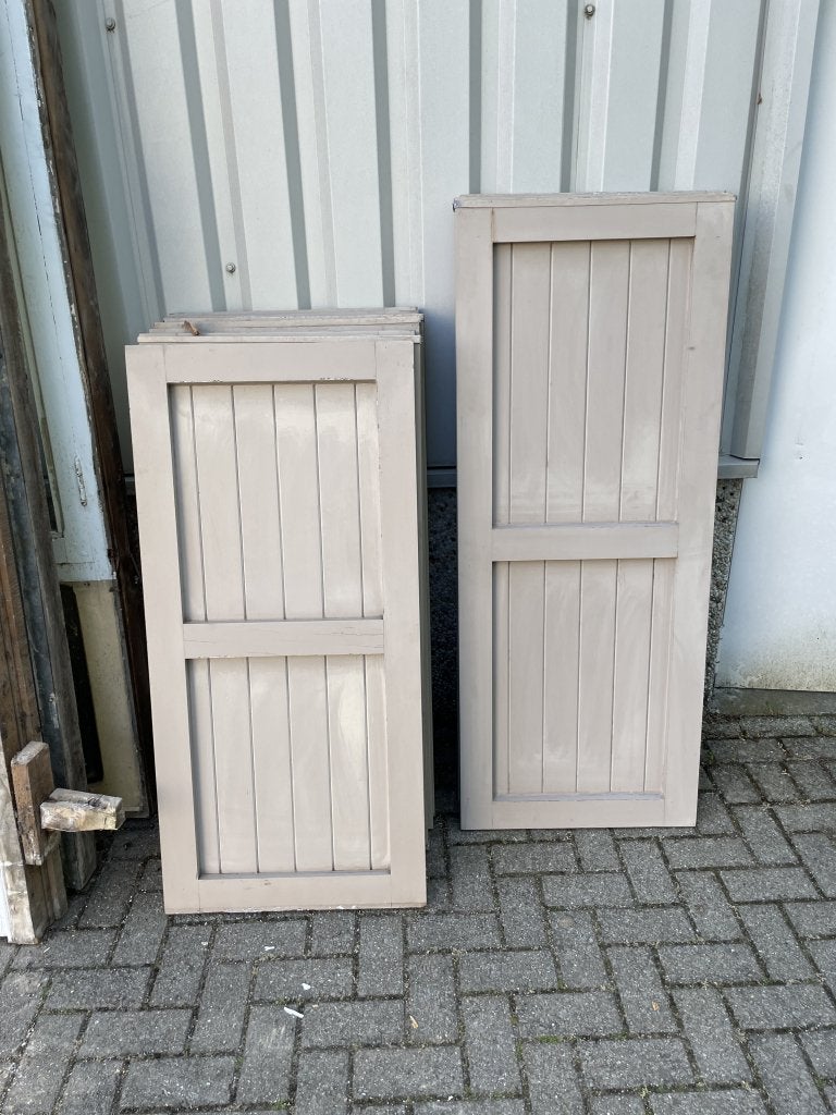 Prachtset massief meranti raamluiken ( 12 stuks), La belle porte, Jurgen.hoogenboezem@gmail.com, Overige typen, Zo goed als nieuw