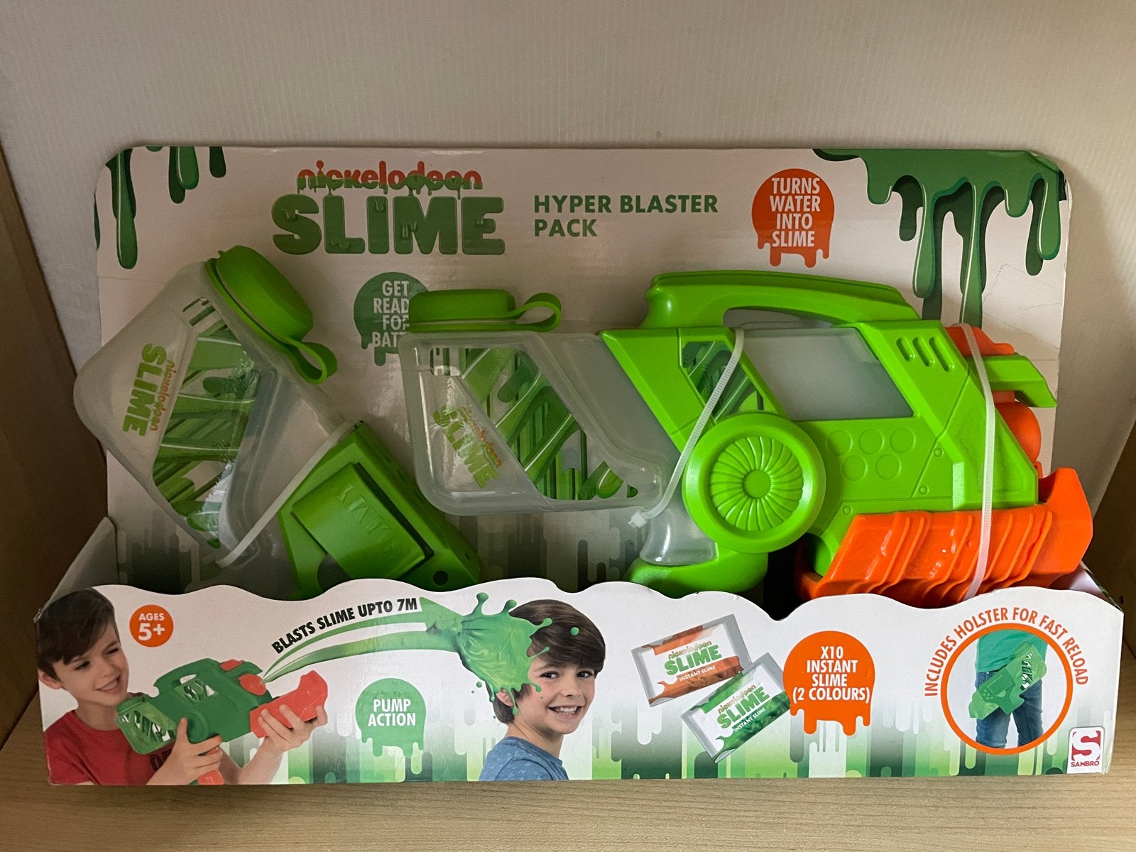 Nickelodeon Slime Hyper Blaster Pack - Nieuw in doos, Ophalen of Verzenden, Nieuw, Jongen of Meisje