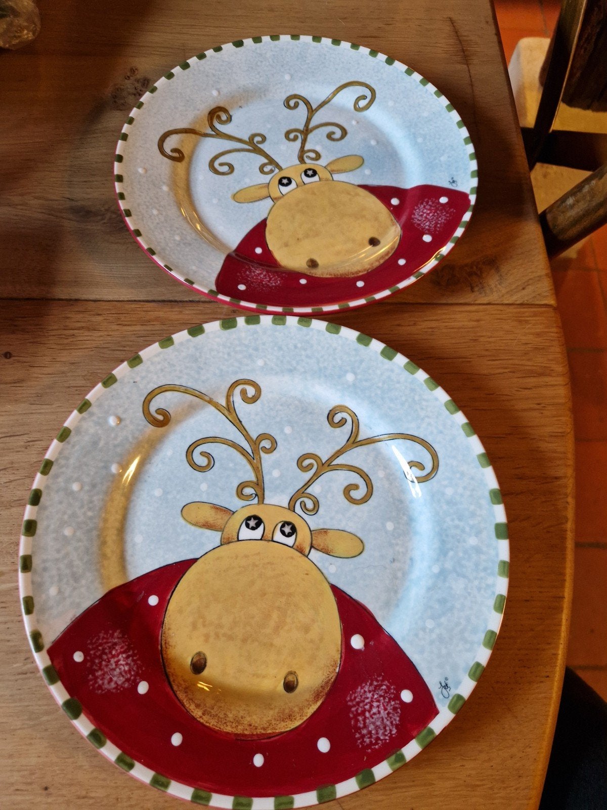 JET ONTBIJTBORDEN VOOR KERST, Ophalen of Verzenden