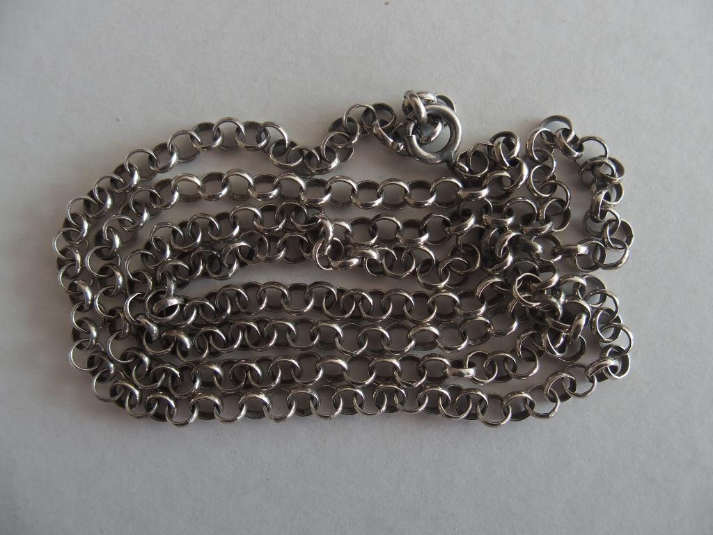 ZILVEREN LANGE JASSERON KETTING, Verzenden, Zilver, Ketting