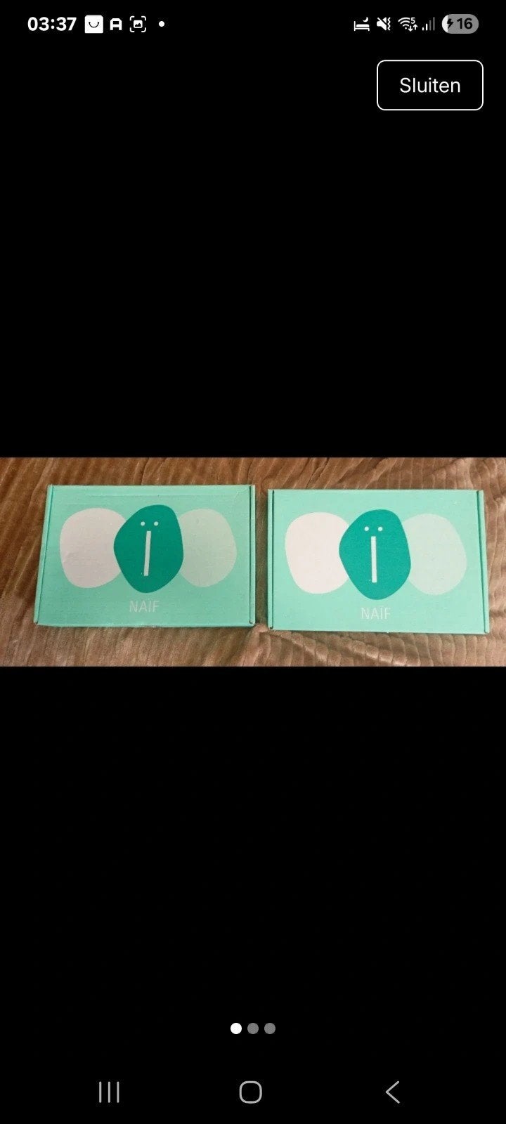 2x naif verzorgings pakket nieuw!, Ophalen of Verzenden, Nieuw, Bad & Douche