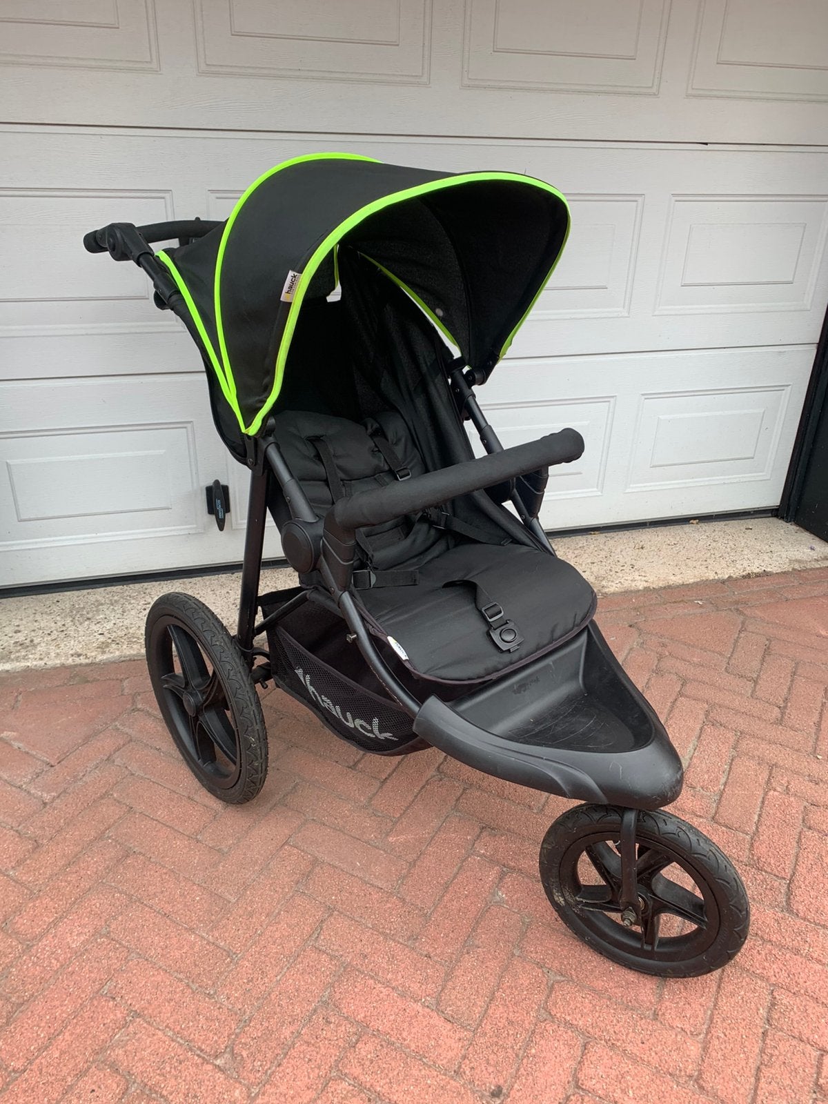 Kinderbuggy hauck (driewieler), Ophalen, Gebruikt